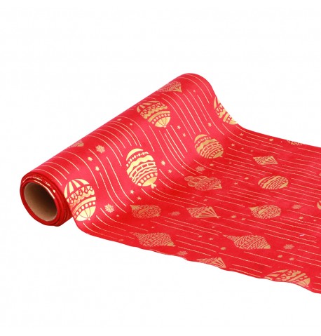 CHEMIN ROUGE/OR 28CM X 3M