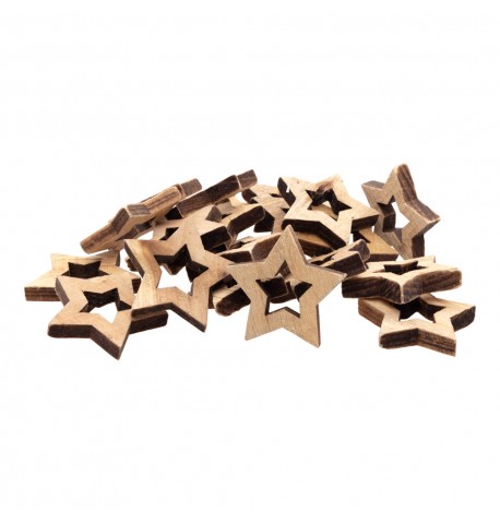 20 étoiles bois