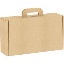 Valisette carton kraft neutre 33x18x9.5cm