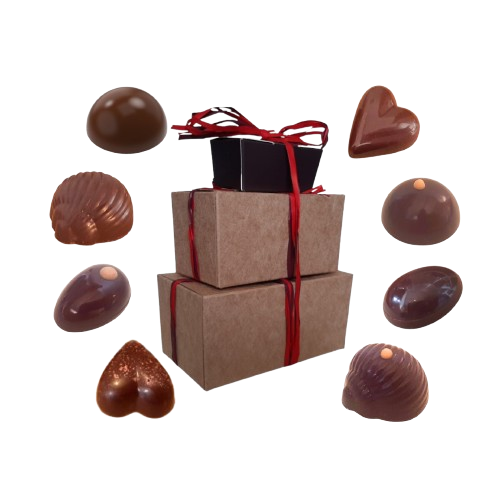 Ballotins : assortiment de chocolats fourrés