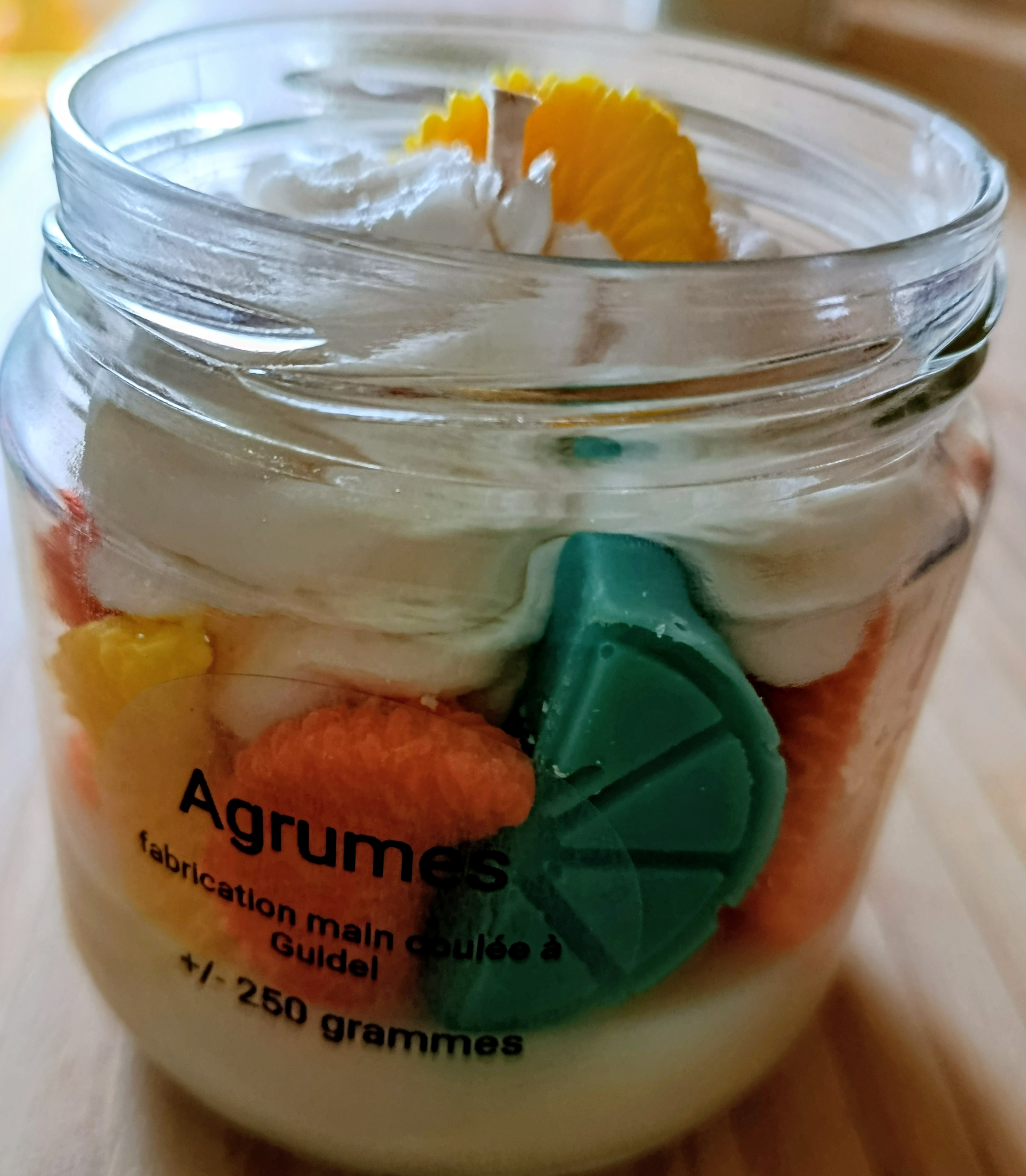 bougie gourmande agrumes 