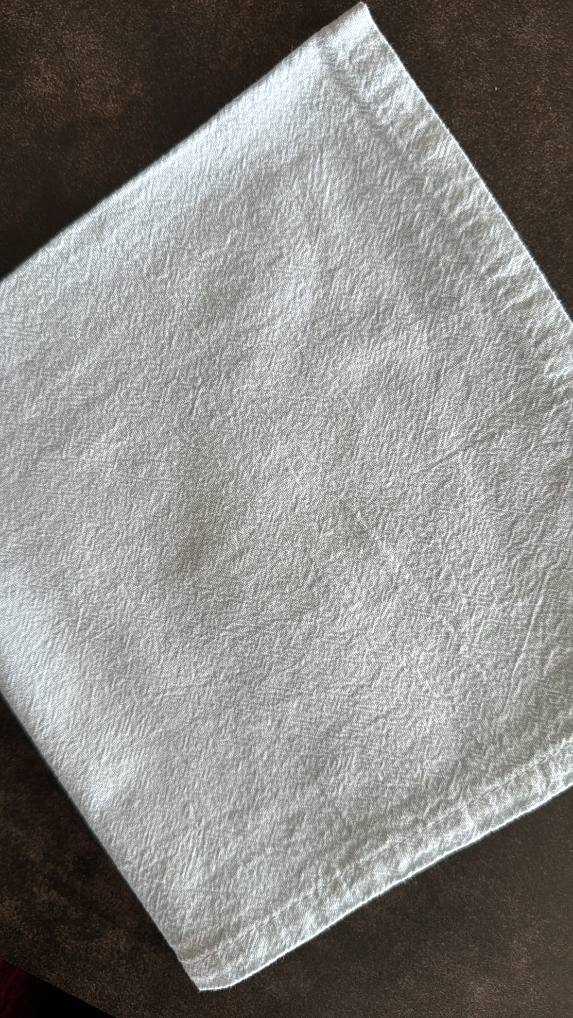 Serviette bleu 