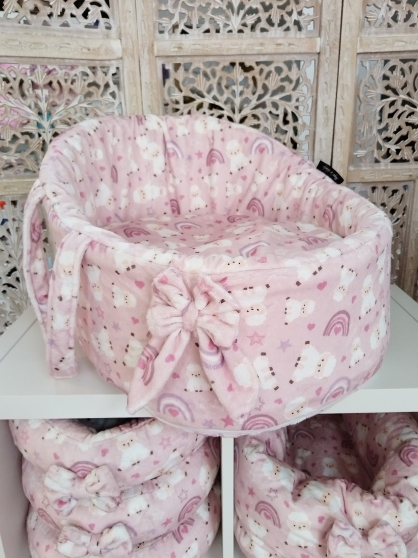 Housse Berceau - Les trois Petits Moutons de Madame M.