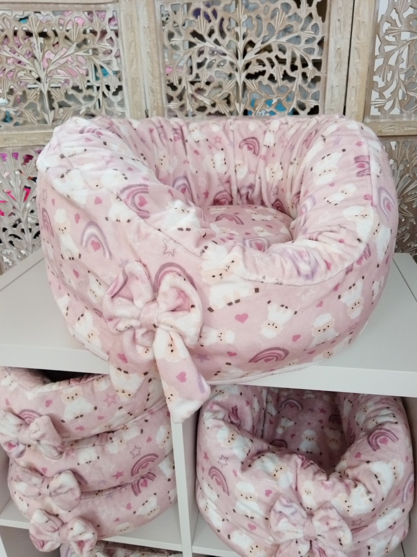 Housse Pouf - Les trois Petits Moutons de Madame M. 