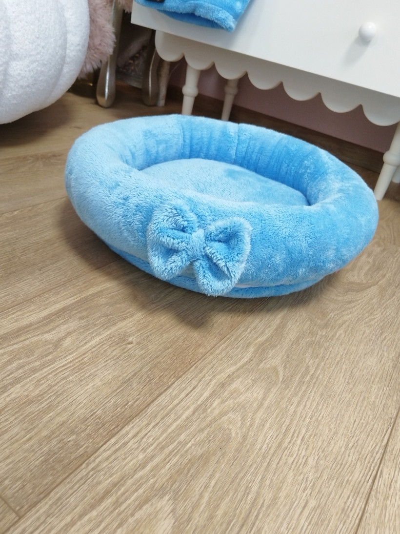 Corbeille Pilou Bleu Cristal