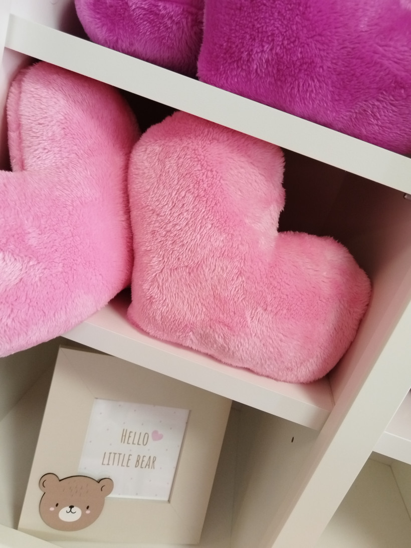 Coeur Pilou Rose Acidulé