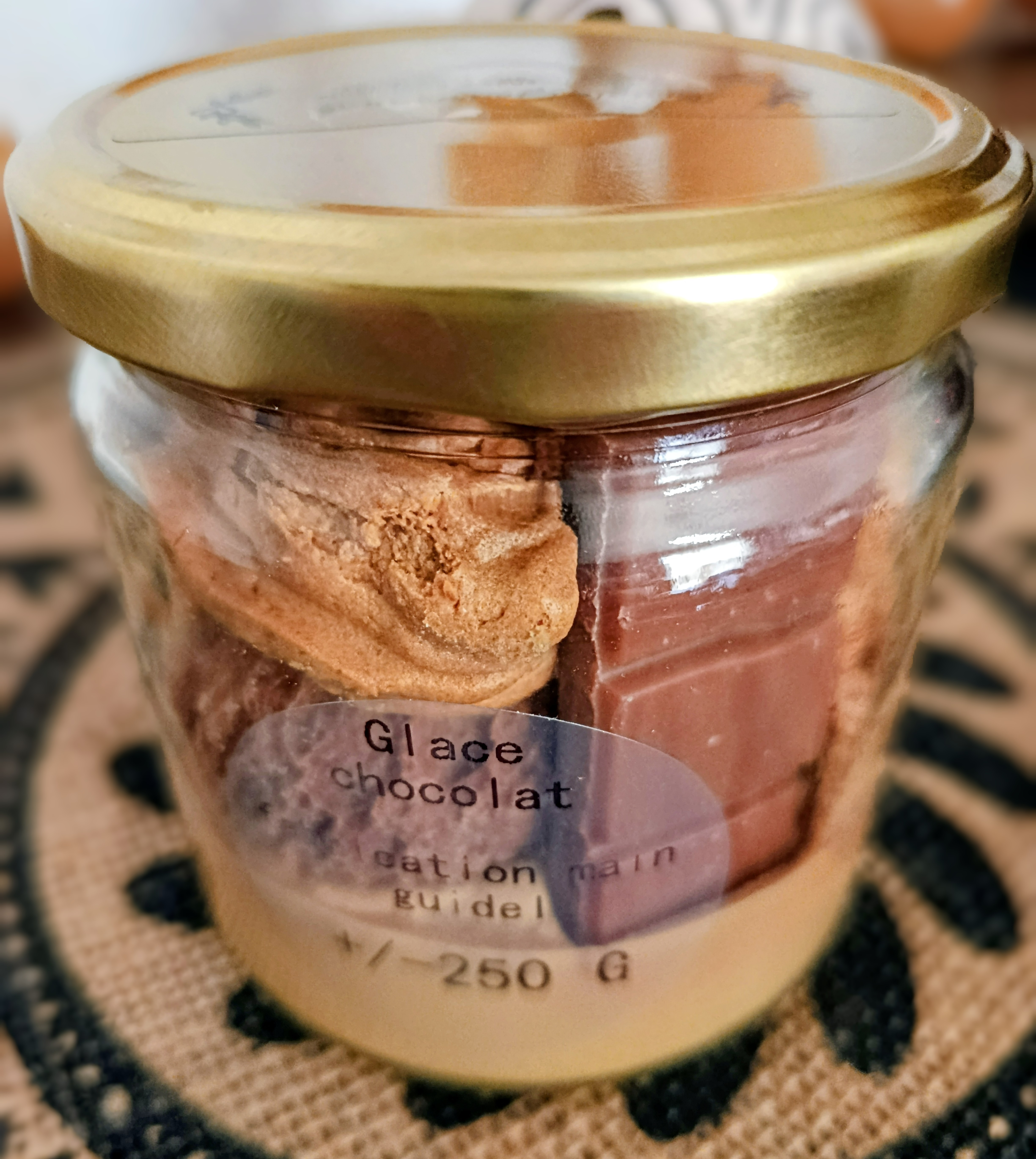 bougie gourmande glace chocolat 