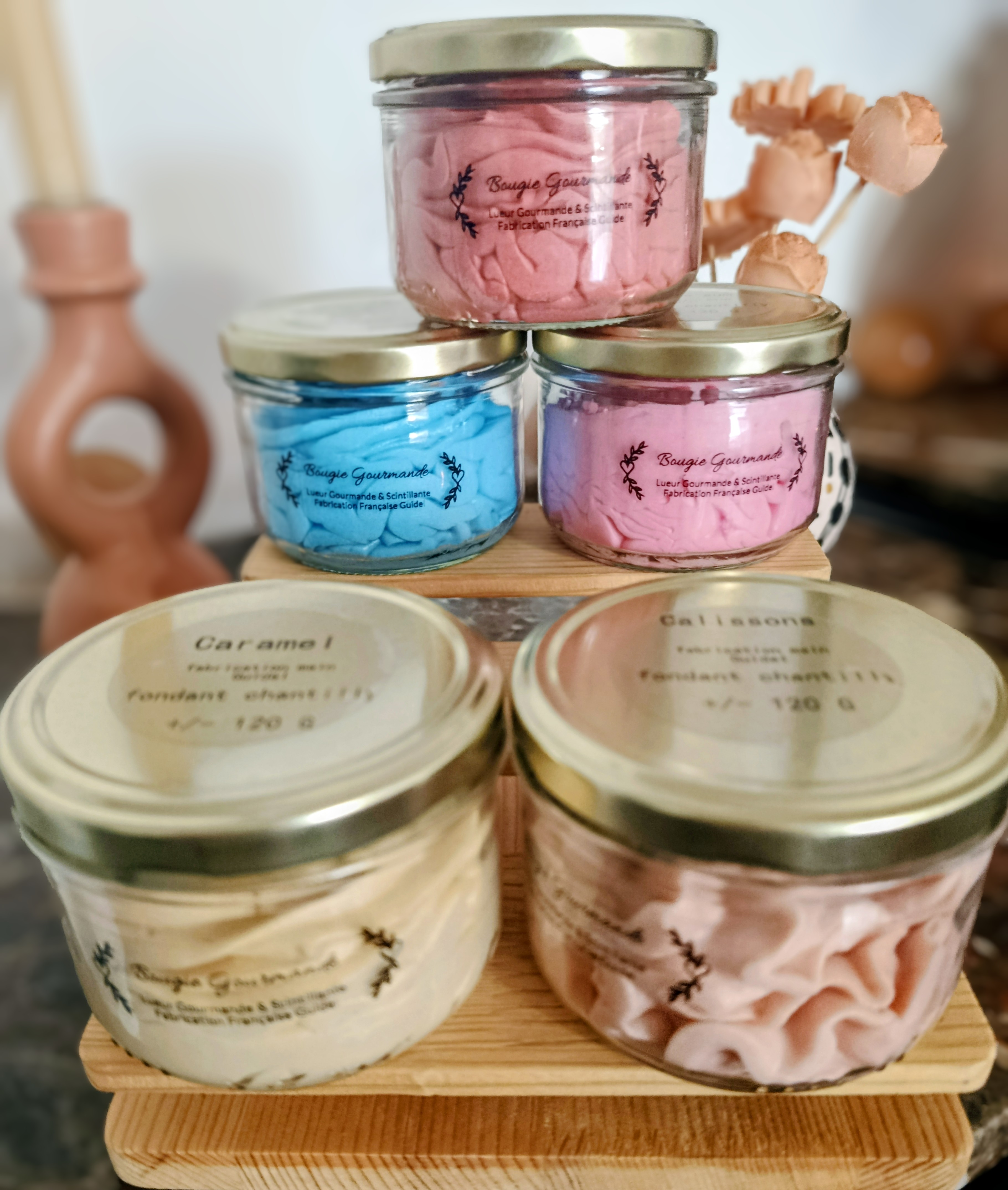 fondant chantilly pomme  d amour 