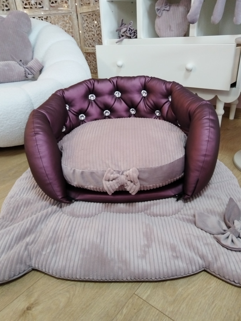 Housse pour coussin de Sofa Deluxe - Chuchotement d'Iris