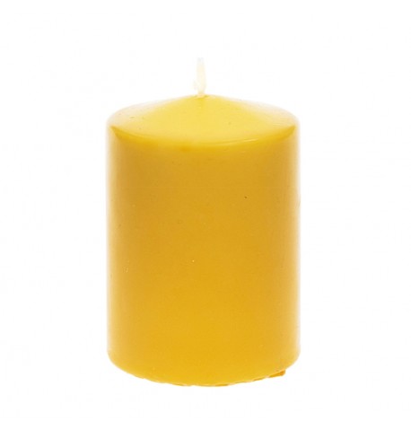 BOUGIE CYL MOUTARDE 6CM X 10CM