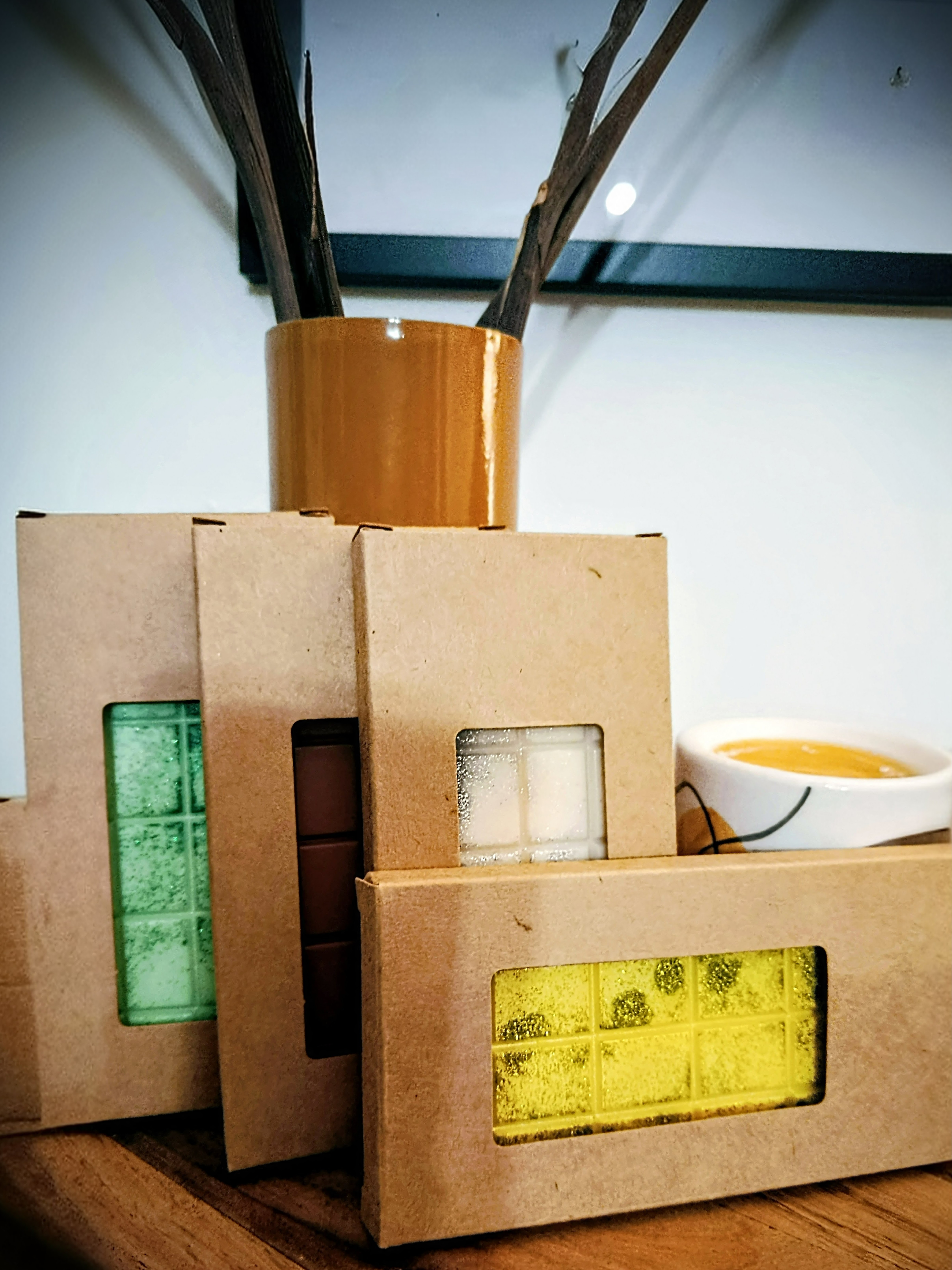 fondant tablette  de chocolat citron vert/ coco 