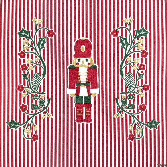 20 serviettes 40/40 casse noisette