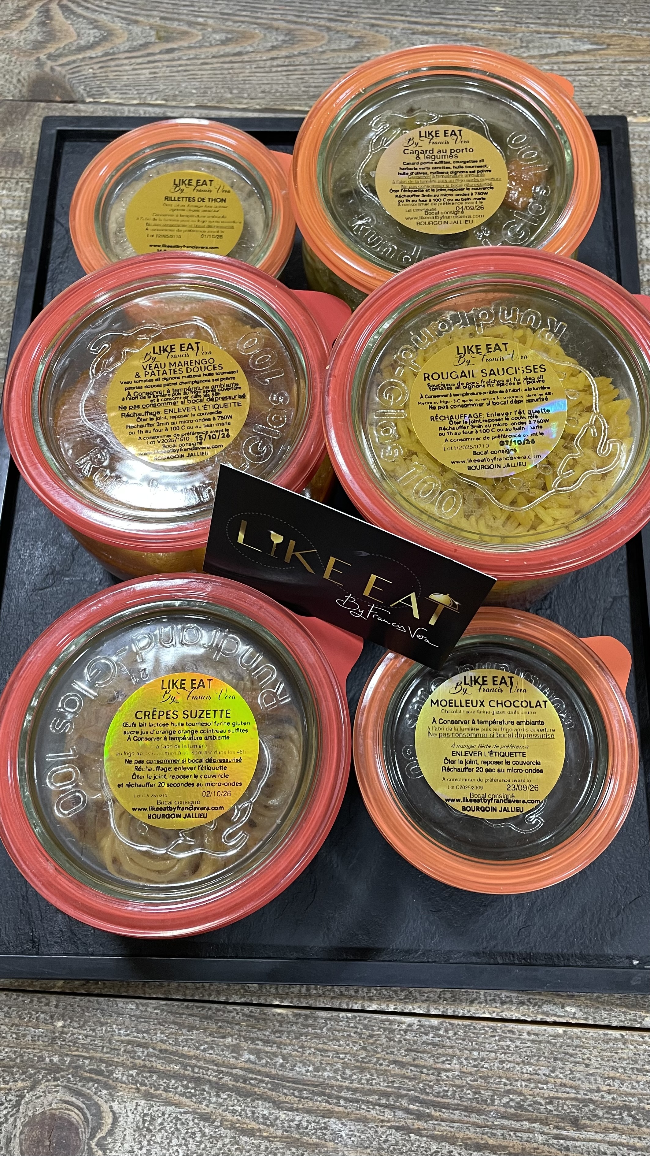 Assortiment de bocaux gourmands