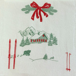 20 serviettes 40/40 ma cabane