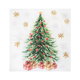 20 serviettes 25/25 sapin