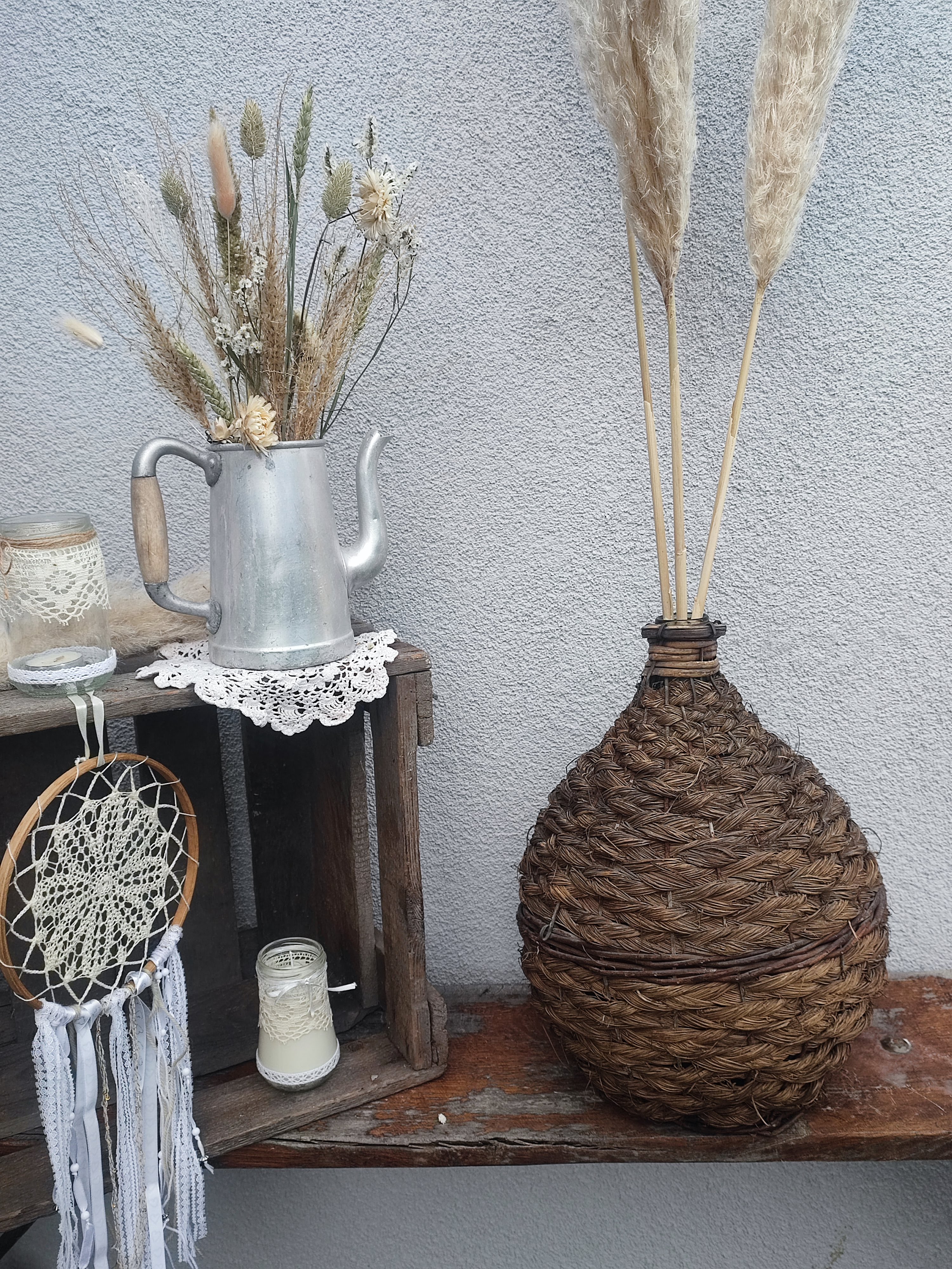 Grande Dame-Jeanne osier tressé