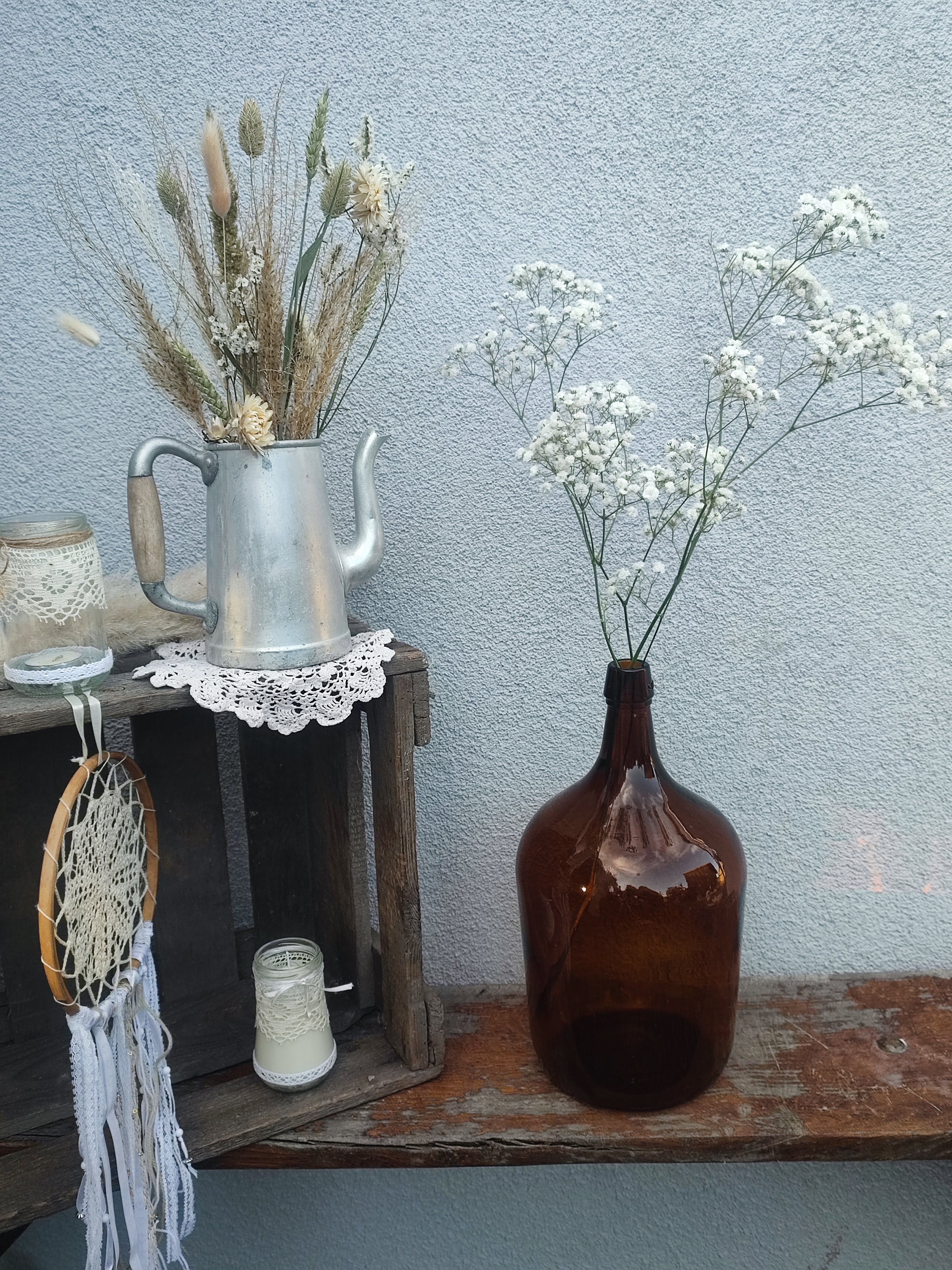 Petite dame-jeanne ambrée