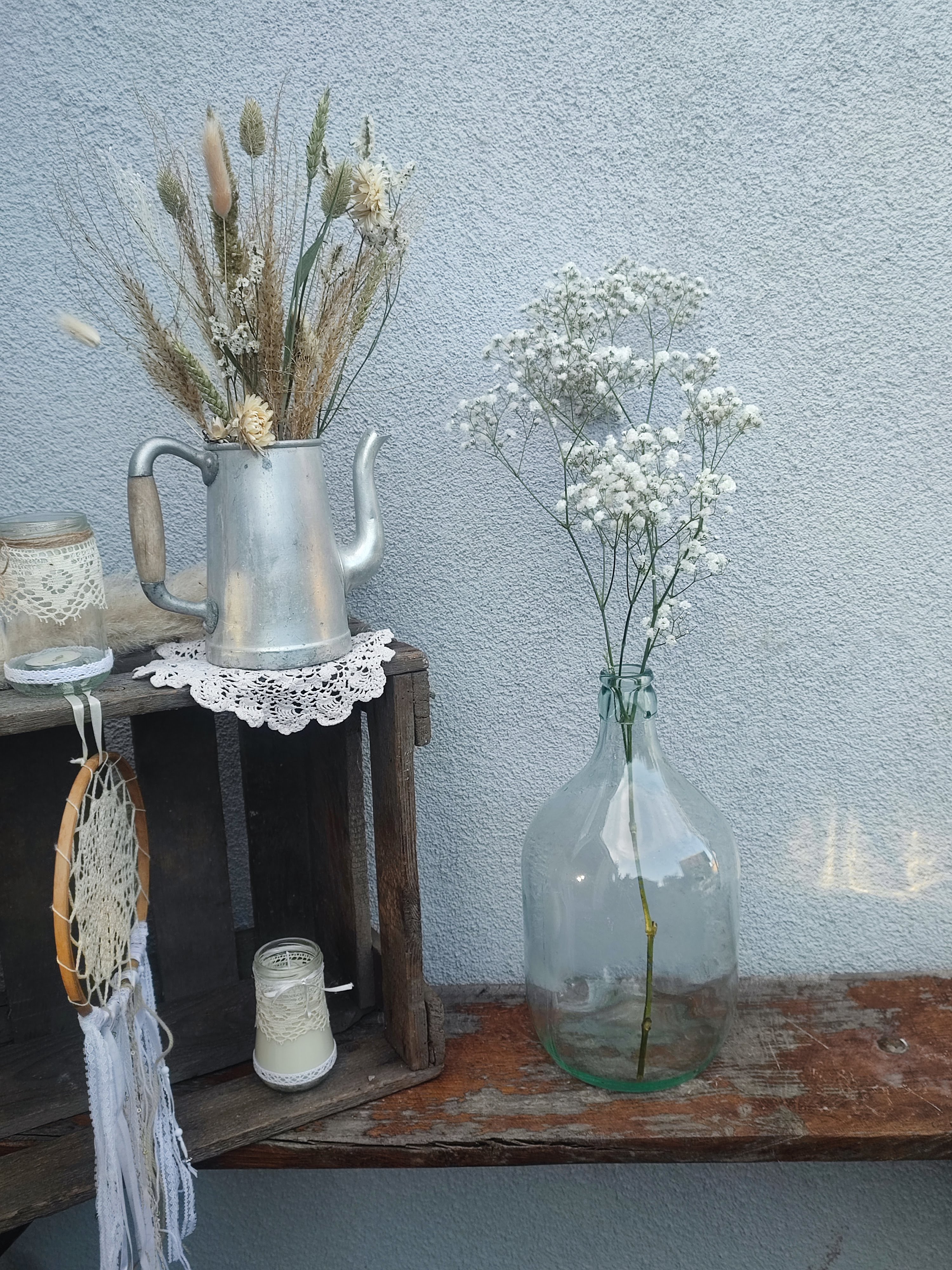 Petite dame-jeanne transparente