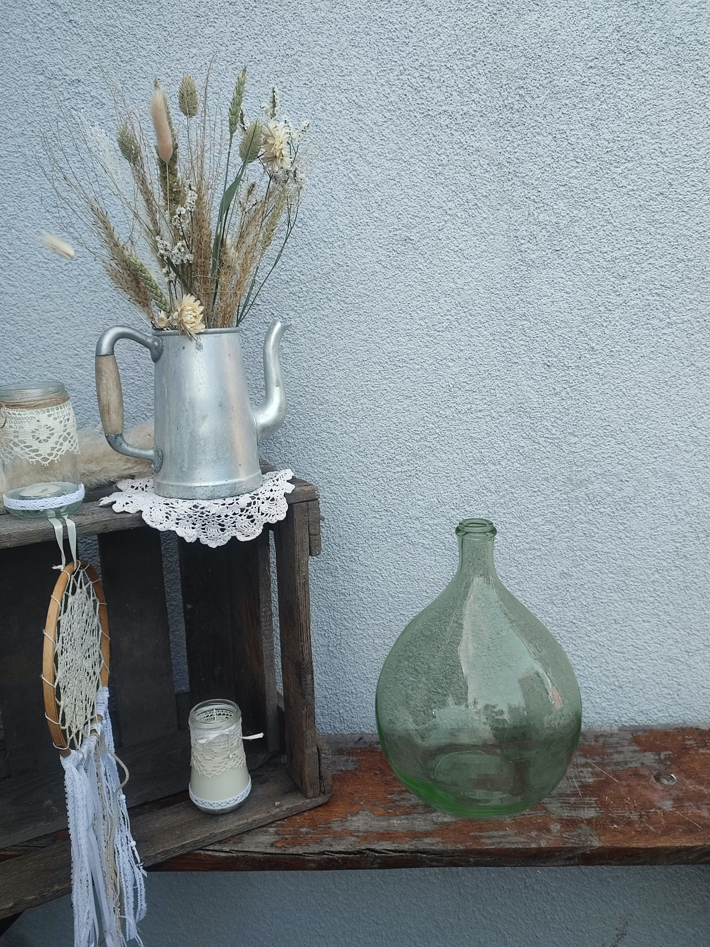 Moyenne dame-jeanne ballon verte