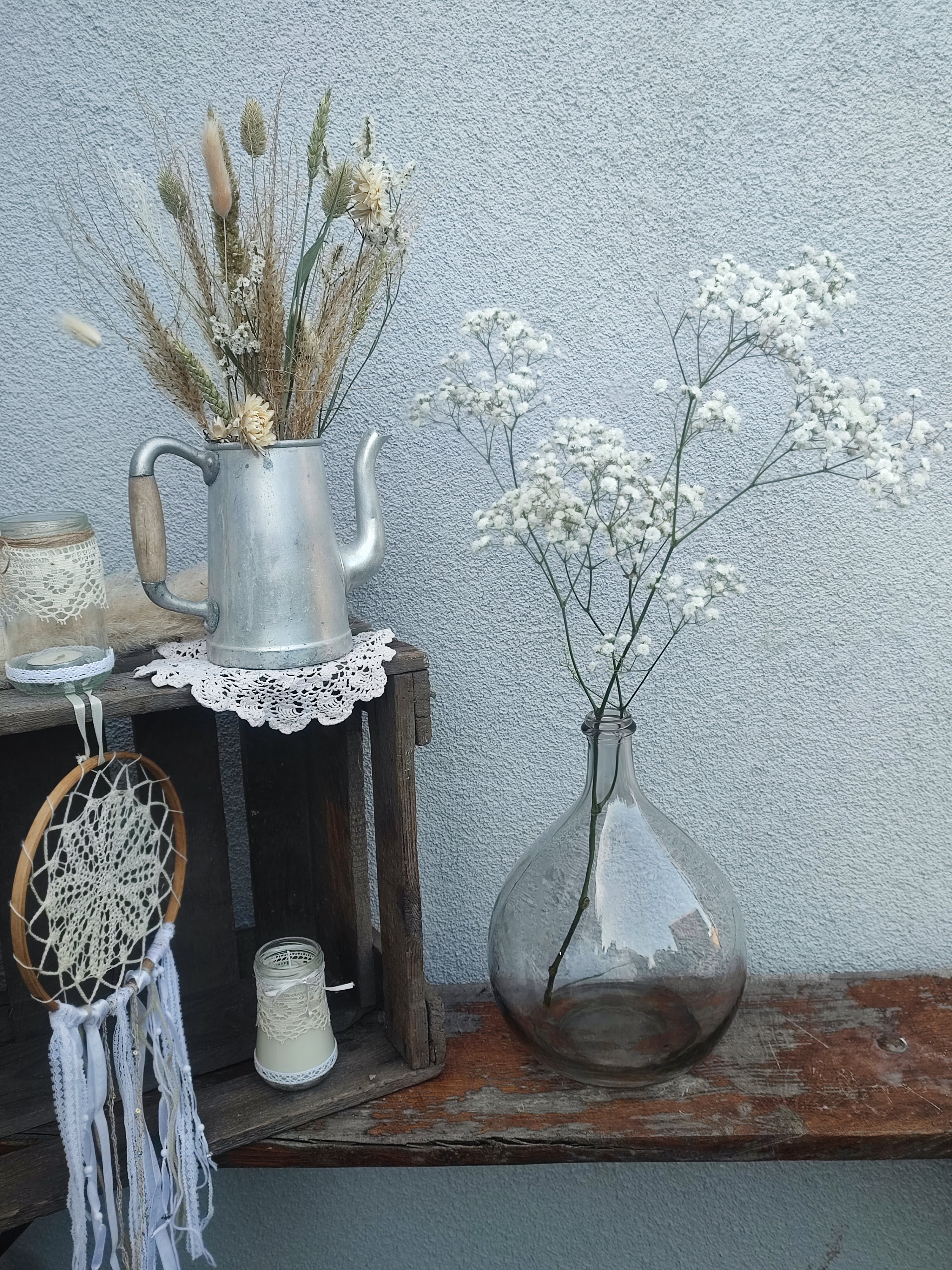 Moyenne dame-jeanne ballon grise