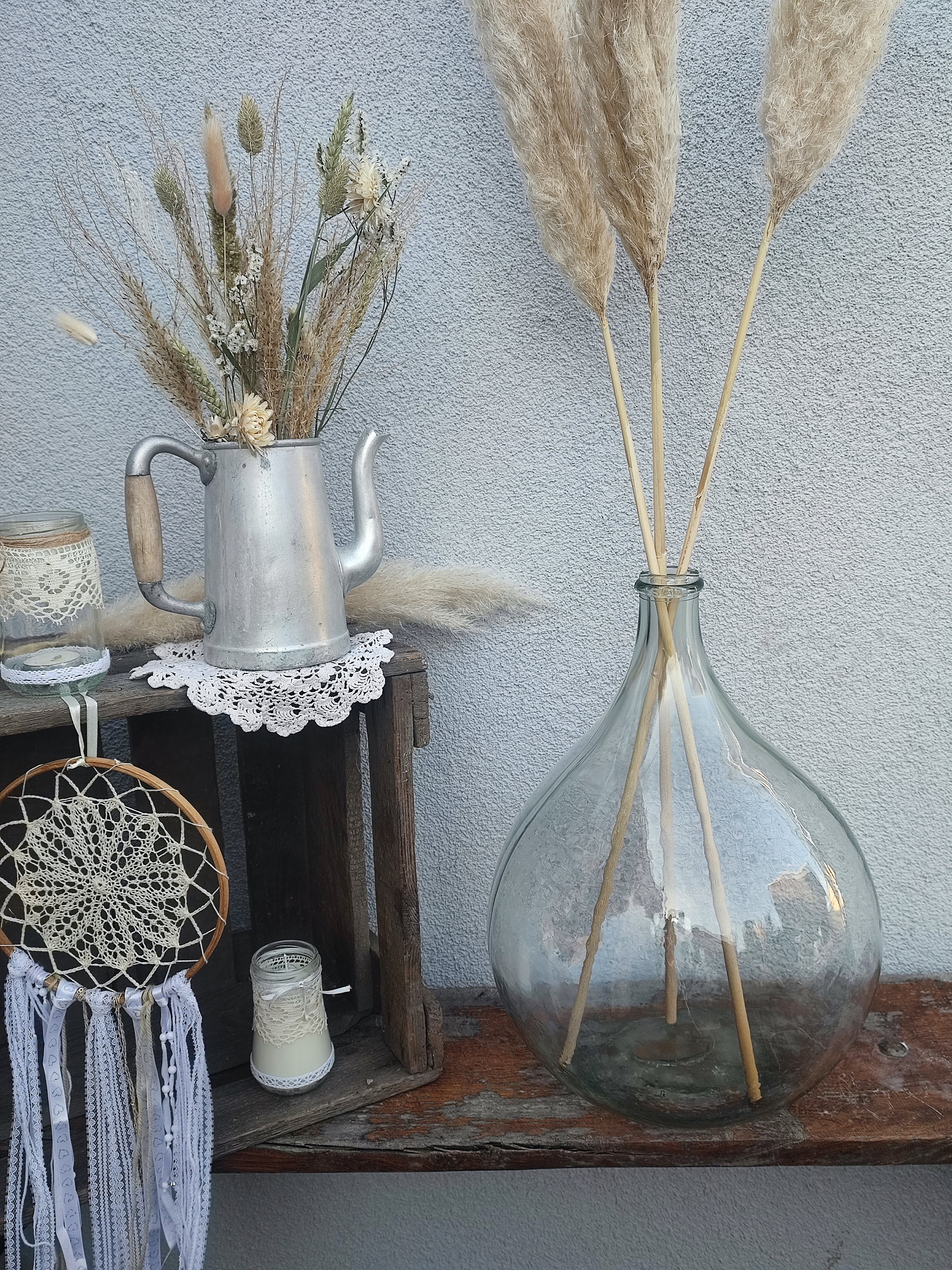 Grande Dame-Jeanne ballon blanche