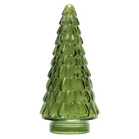 Sapin verre vert 11/24cm