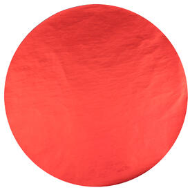 6 sets de table brillant rouge 34cm