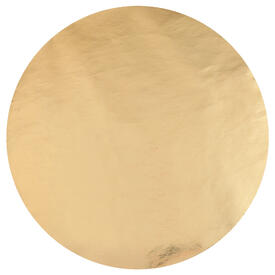 6 sets de table brillant or 34 cm