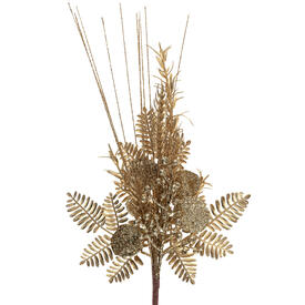 Branche paillettée Or 48cm