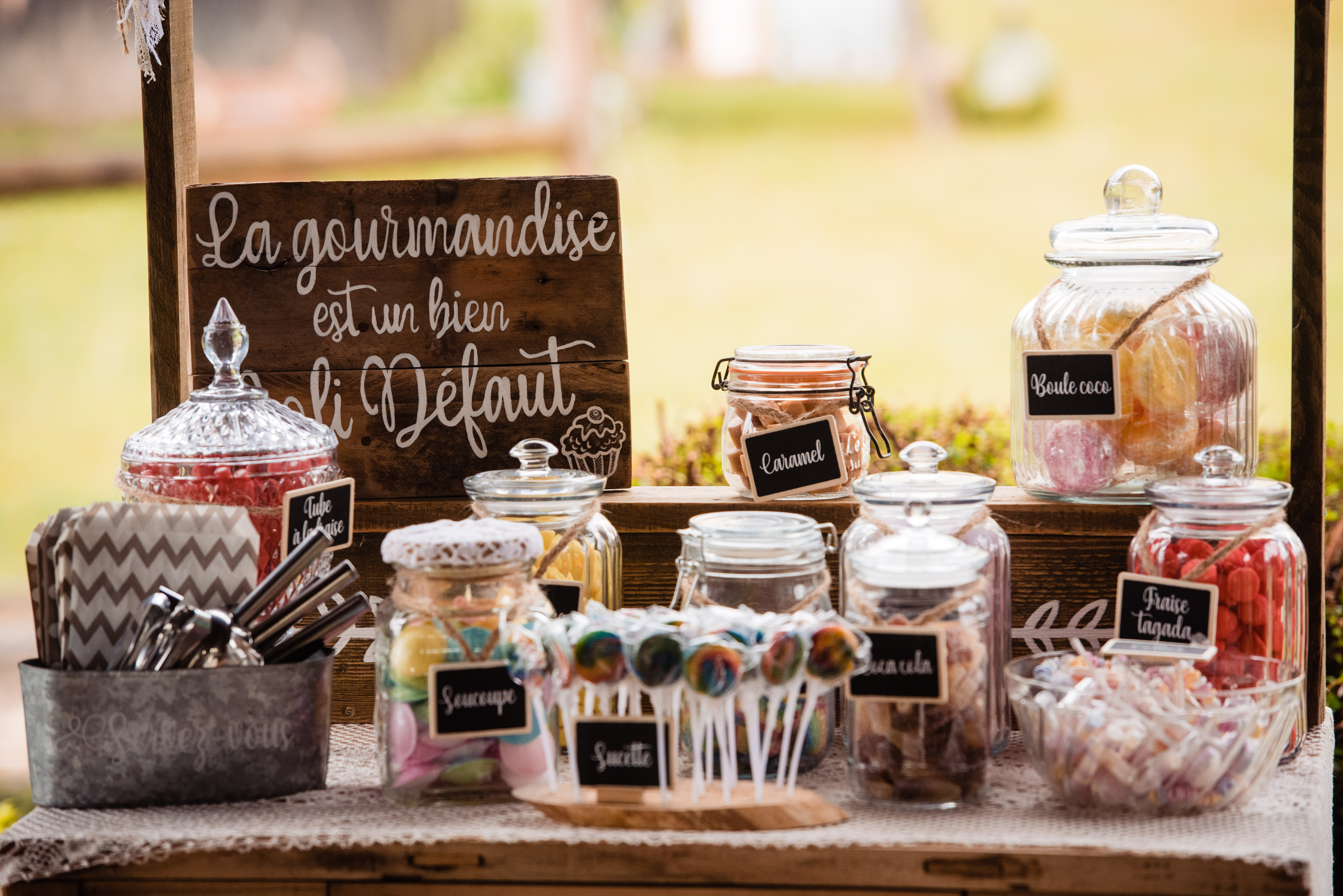 Lot accessoires Bar à bonbons