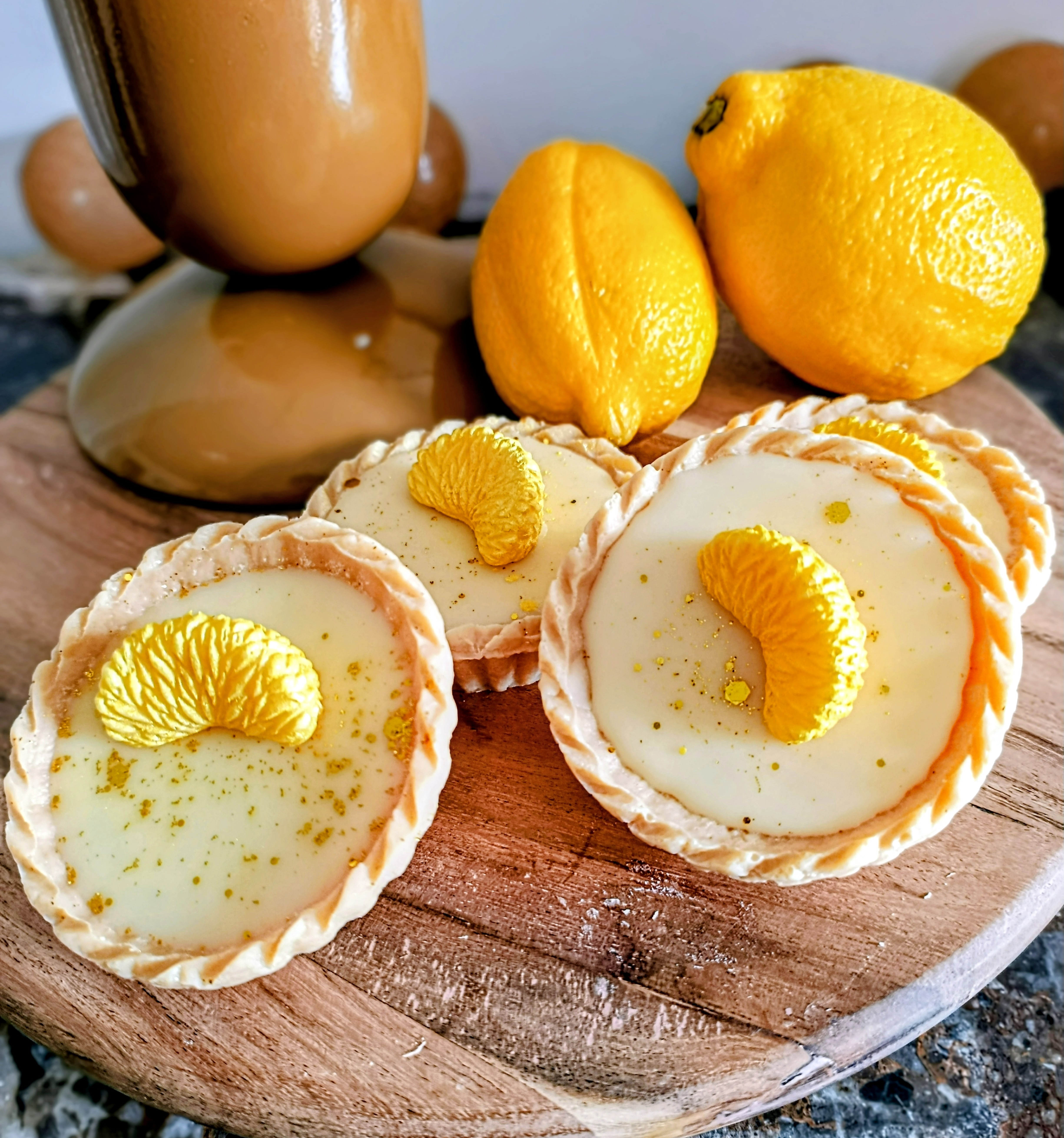 fondant tartelette (agrumes )