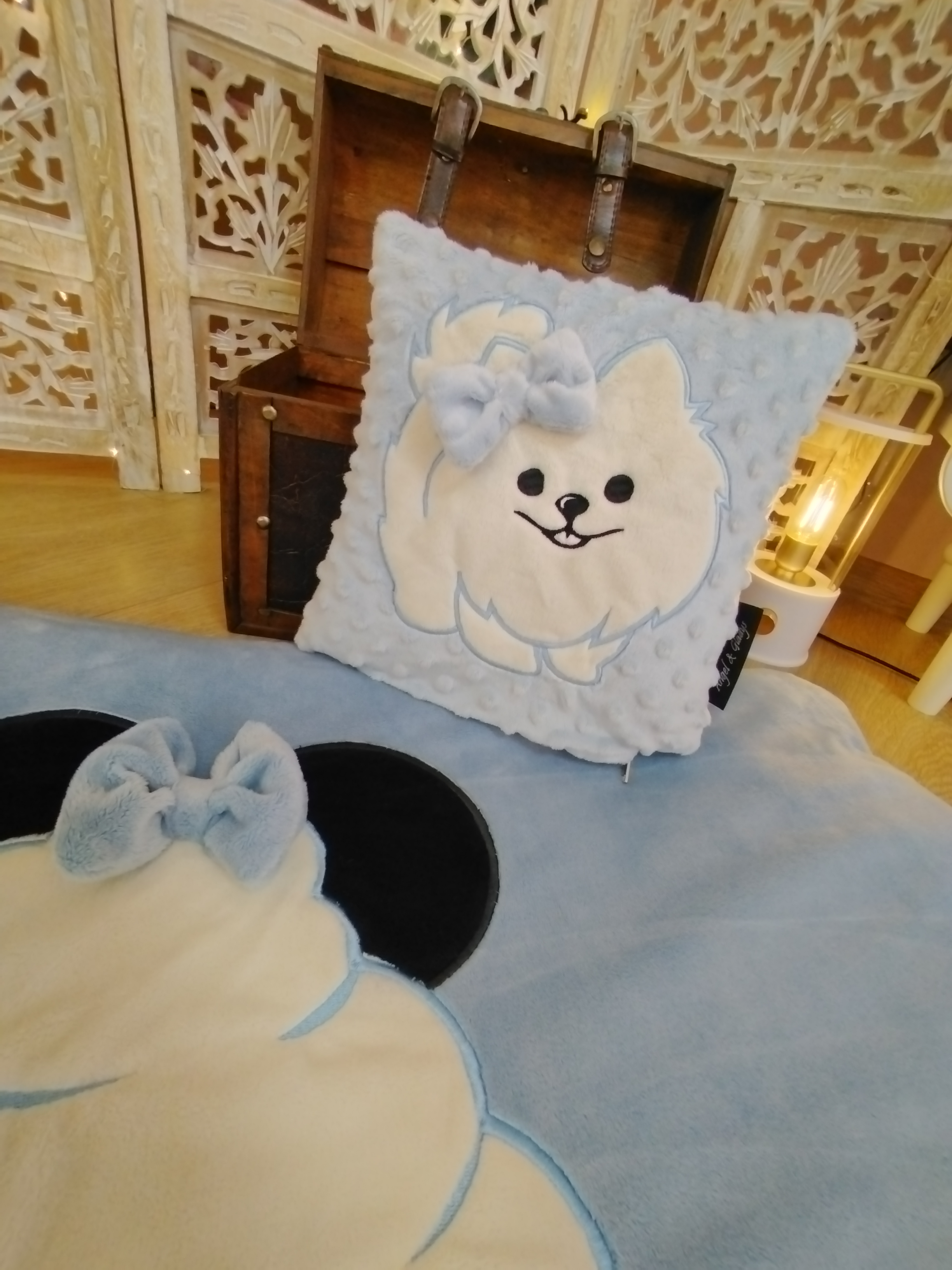 Housse pour Coussin 25x25 Bleu