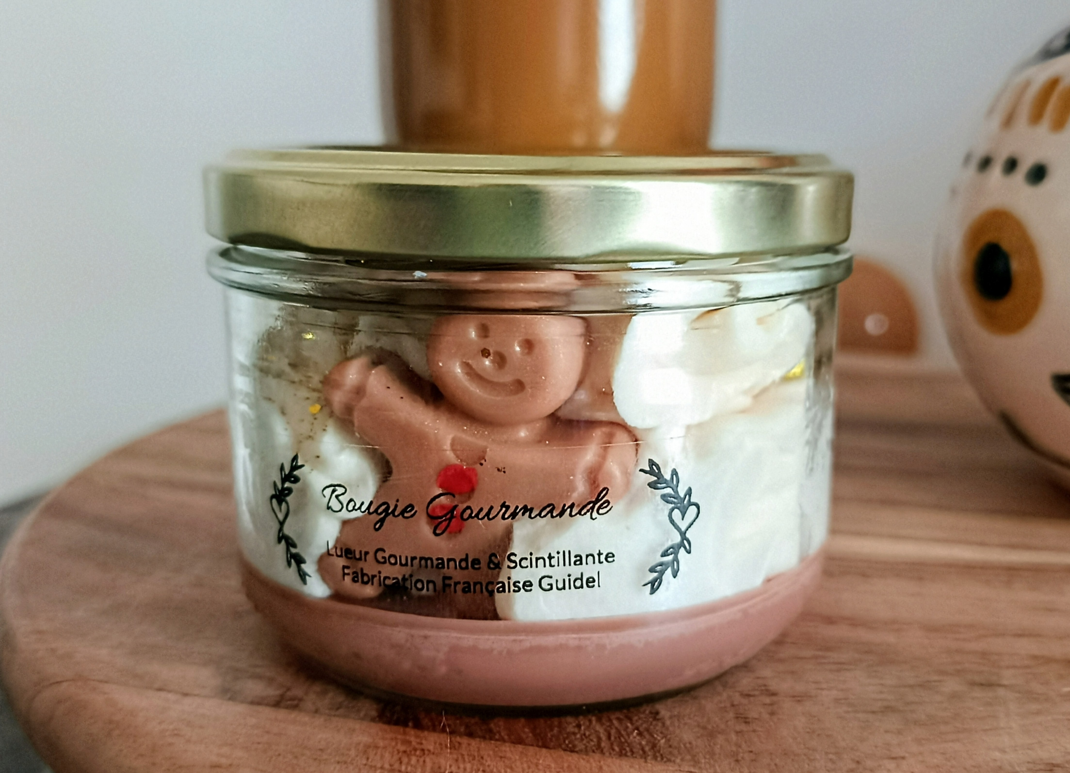 bougie gourmande éphémère 150g pain d'épice 