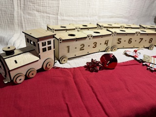 Calendrier de l'avent - le petit train