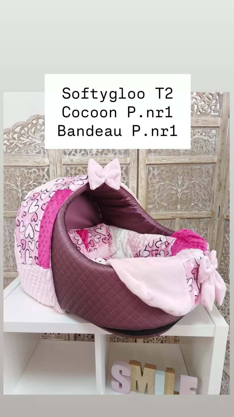 Bandeau Softygloo T2 - Patchwork Murmure d'amour 