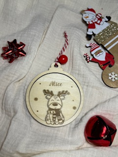 Boule de Noël personnalisée