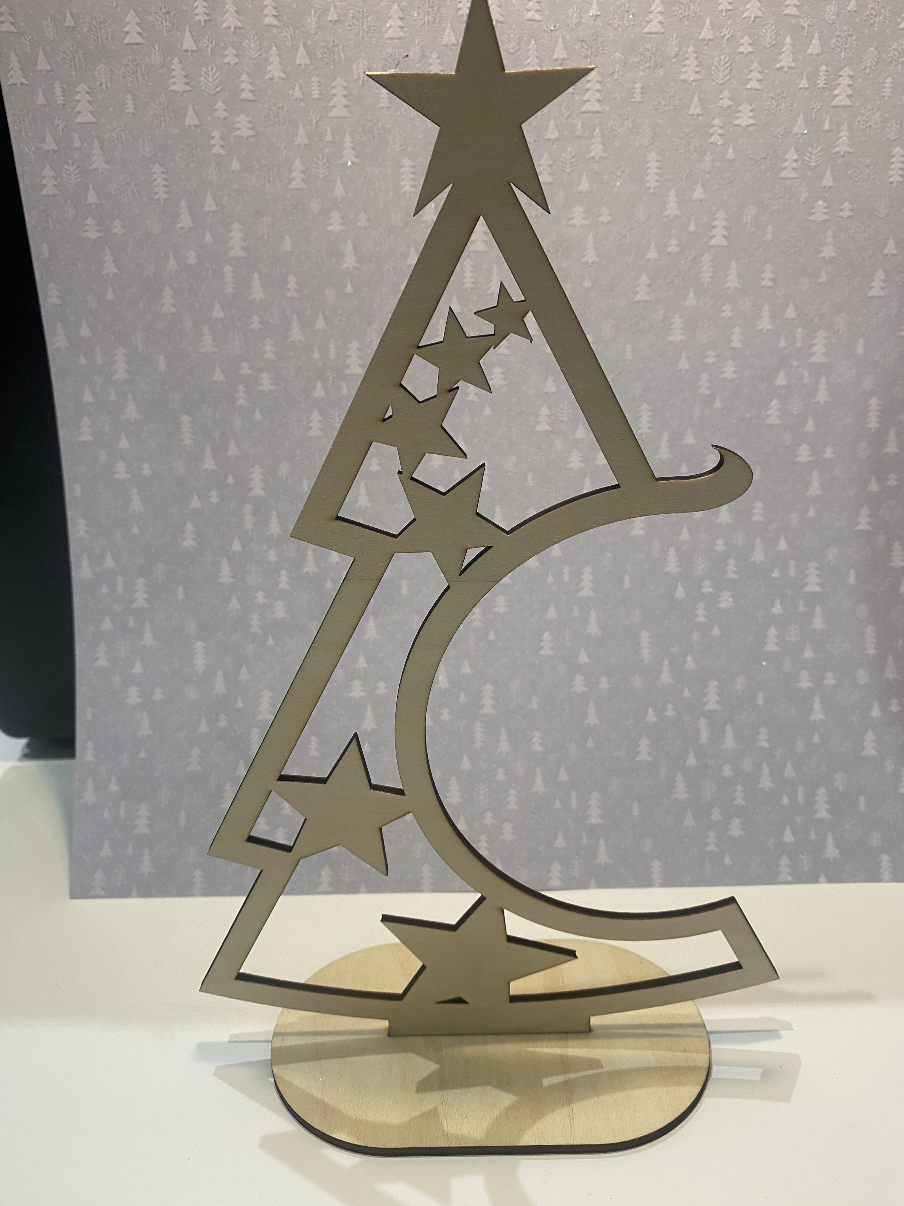 Sapin - Support boule 