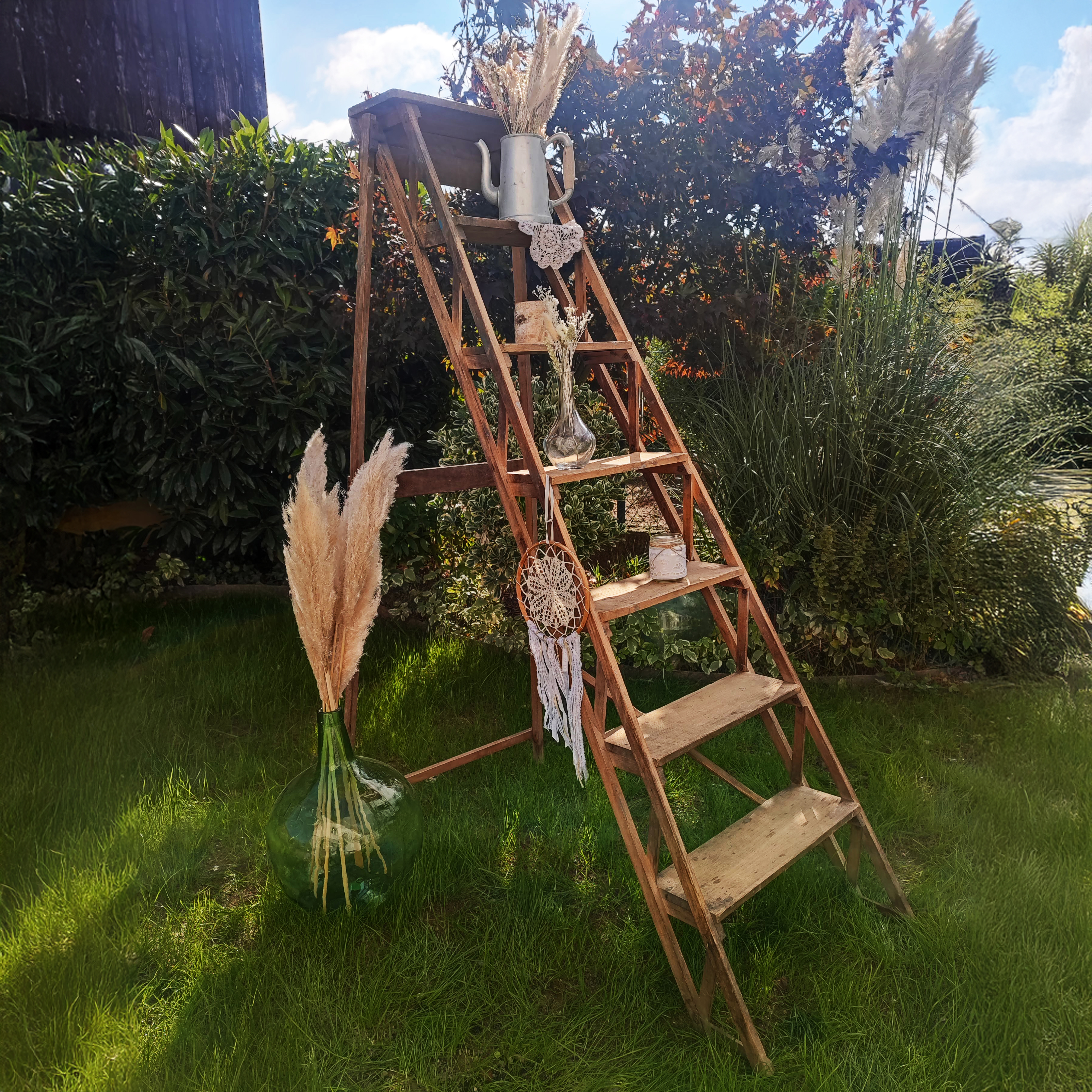 Escabeau bois 7 marches