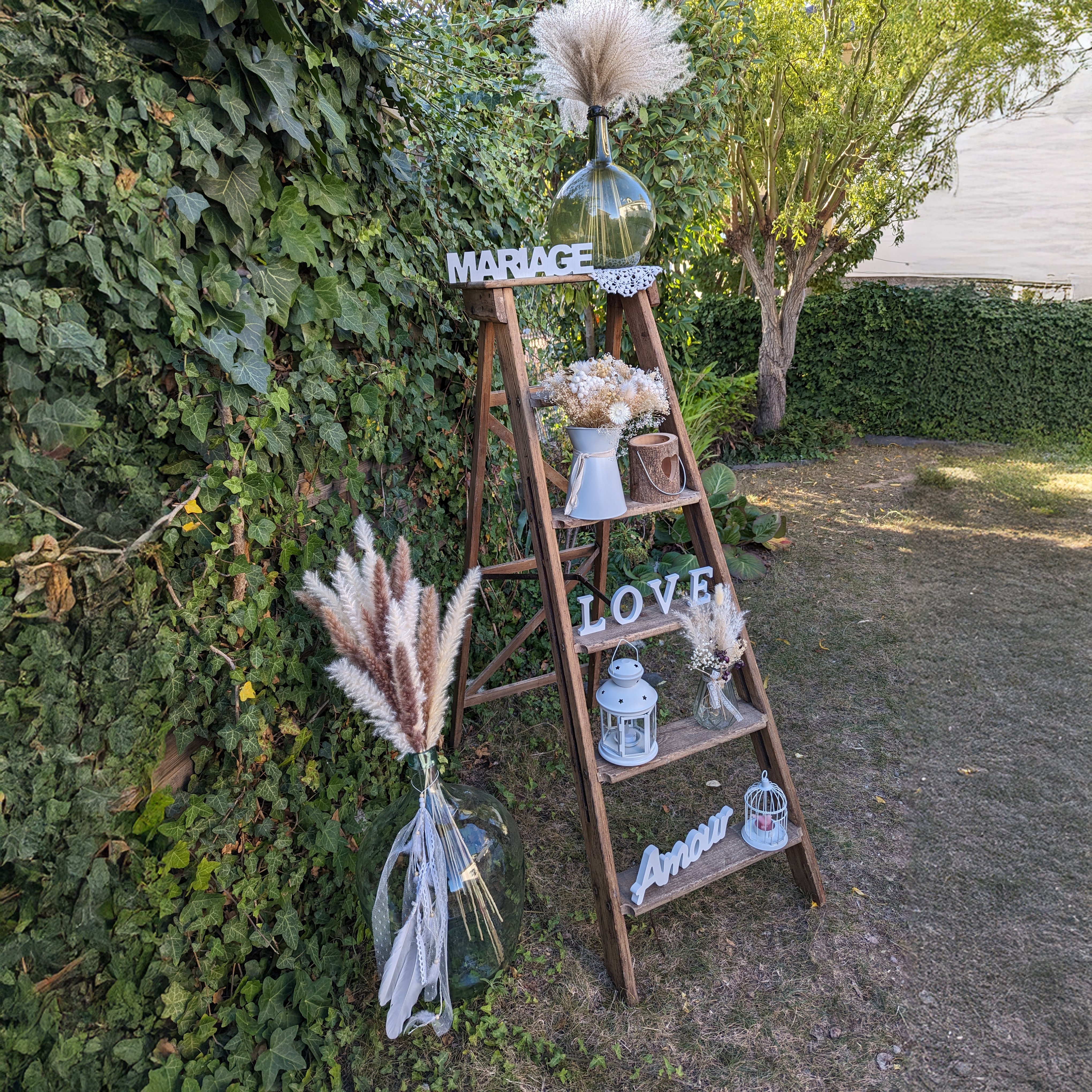 Escabeau bois 6 marches