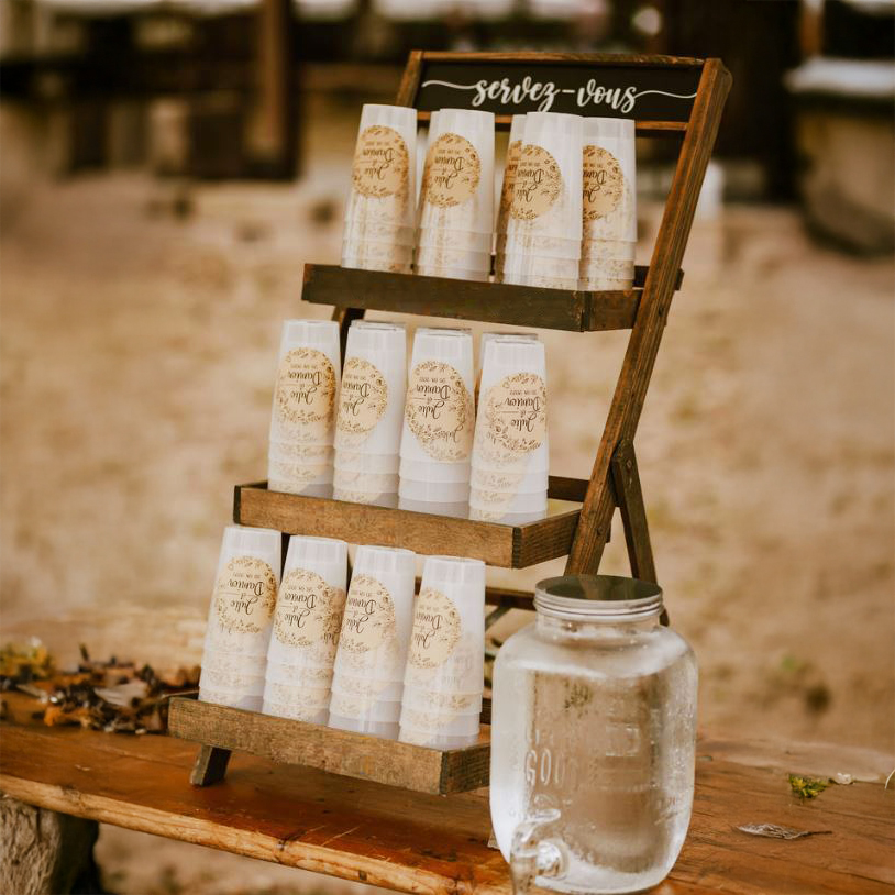 Présentoir “Servez-vous”