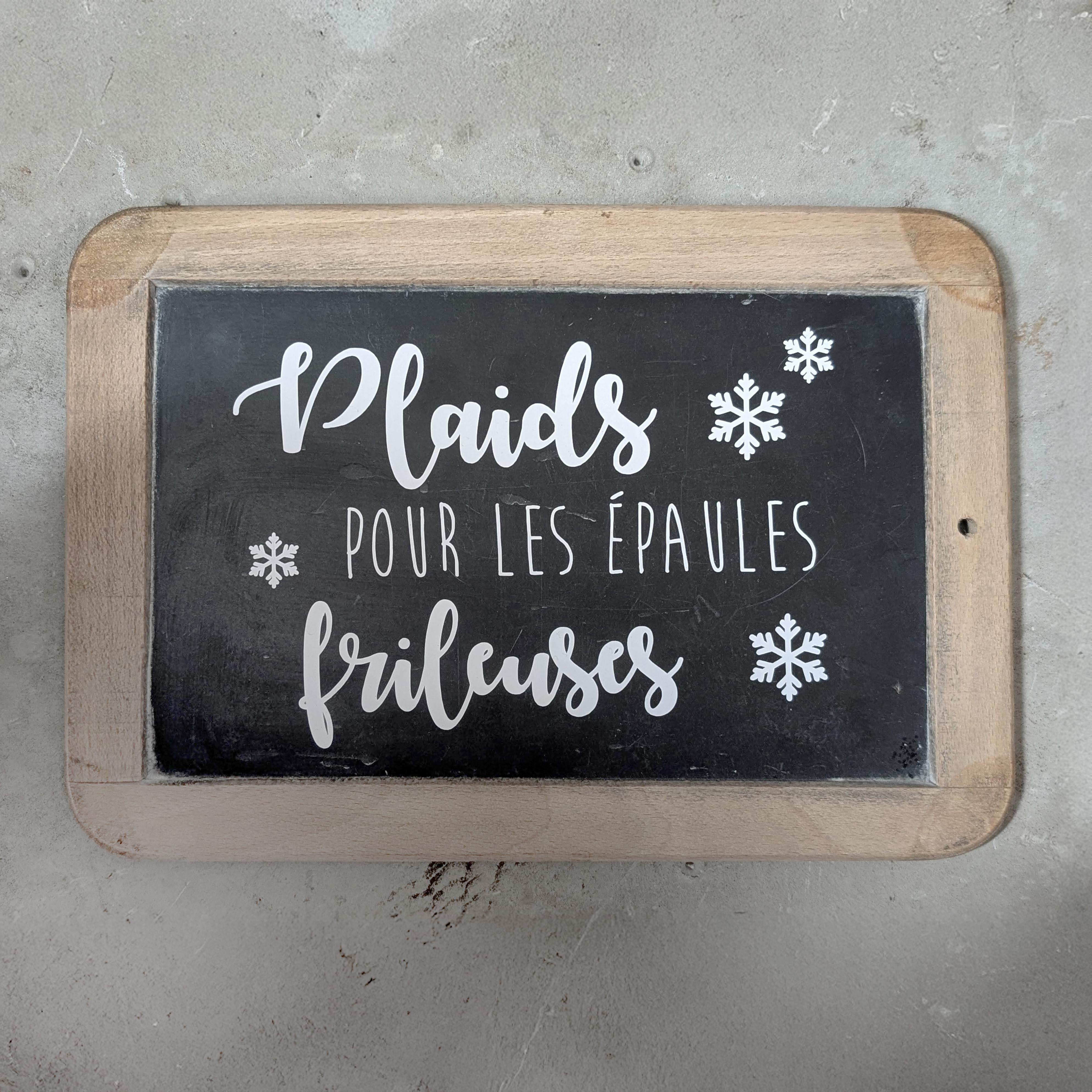 Ardoise ancienne “épaules frileuses”