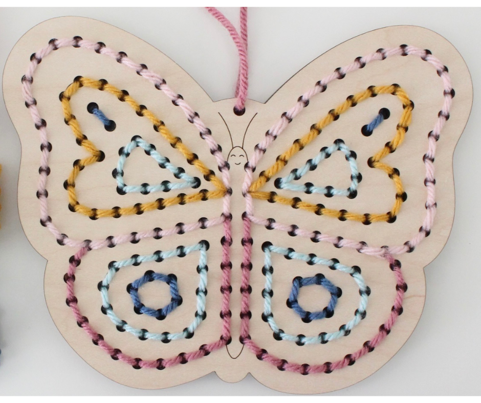 Broderie sur bois - enfant