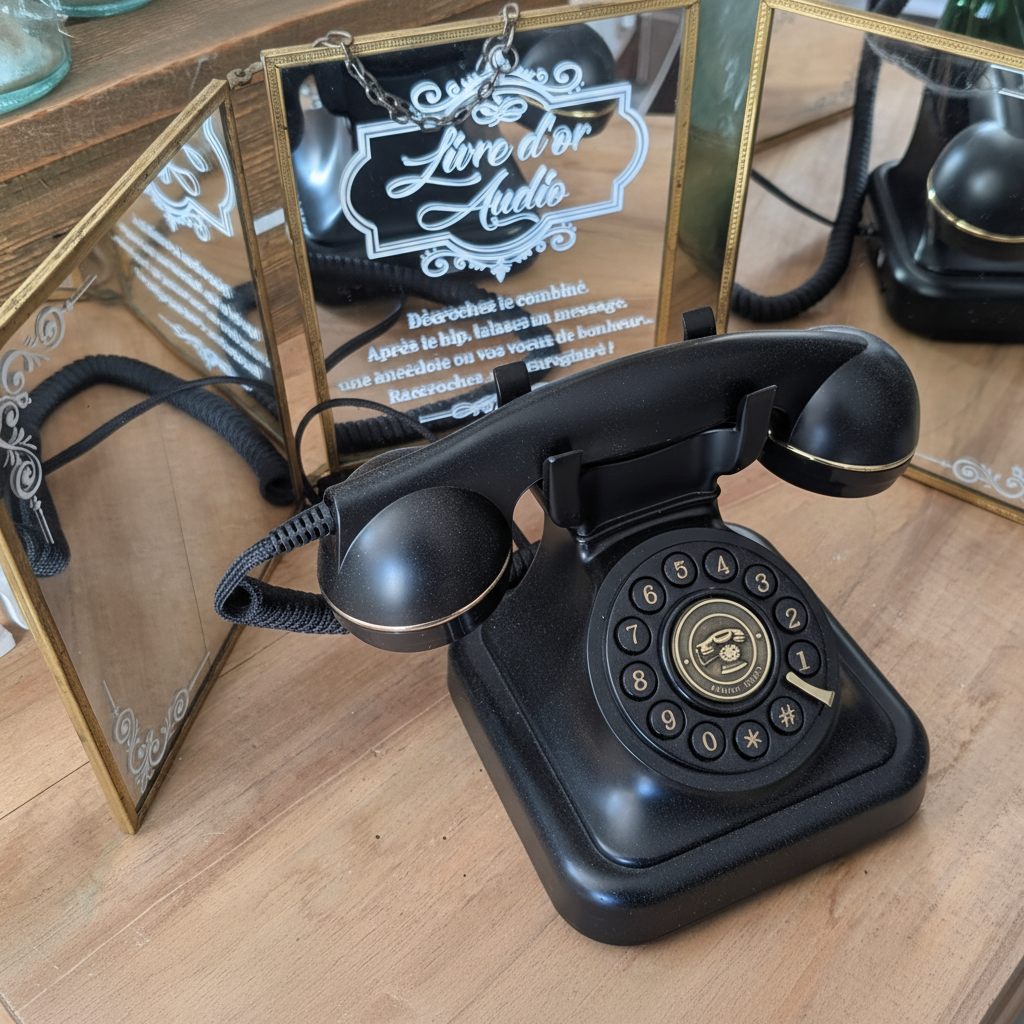 Téléphone Livre d'or audio