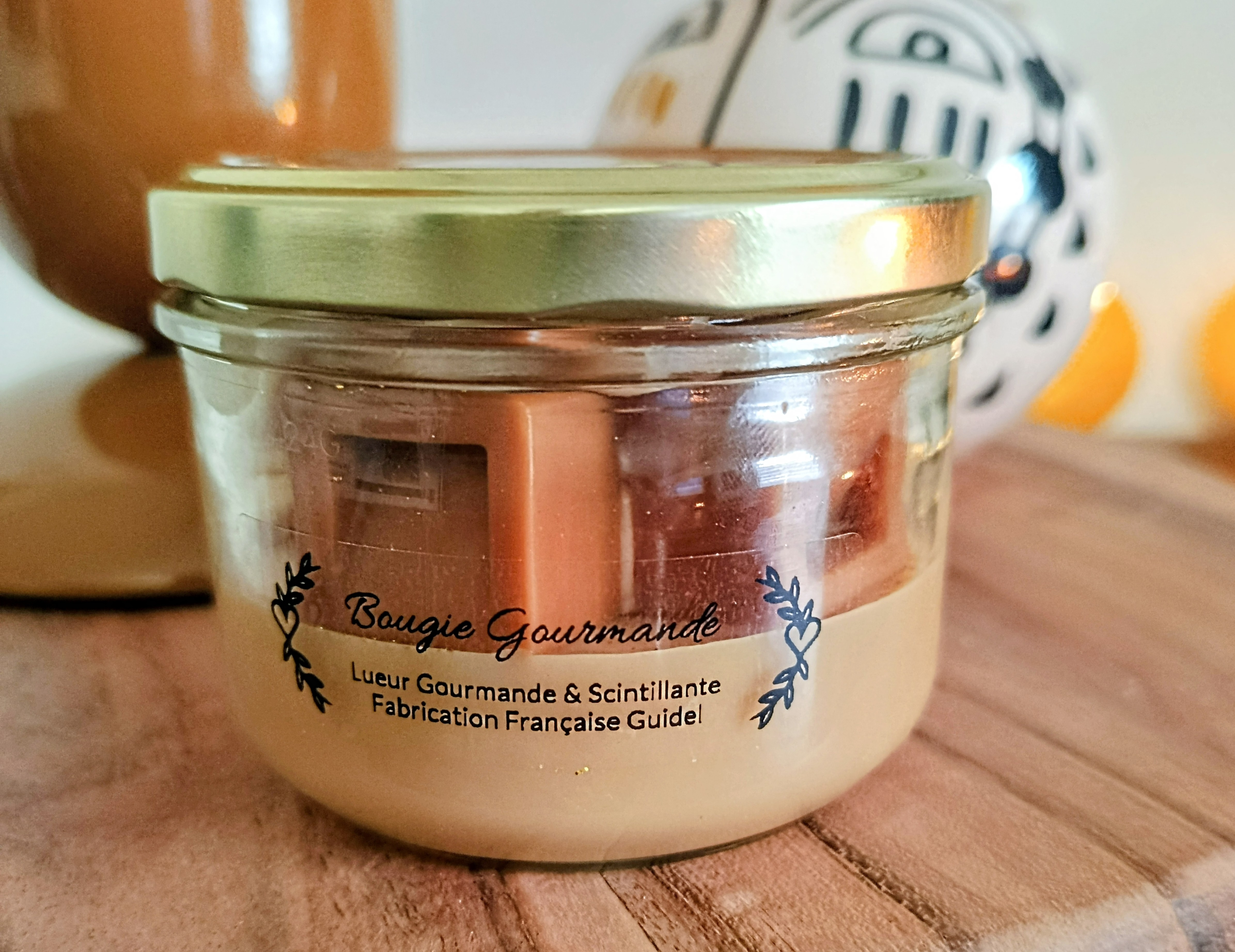 bougie gourmande caramel beurre salé (format 150g)
