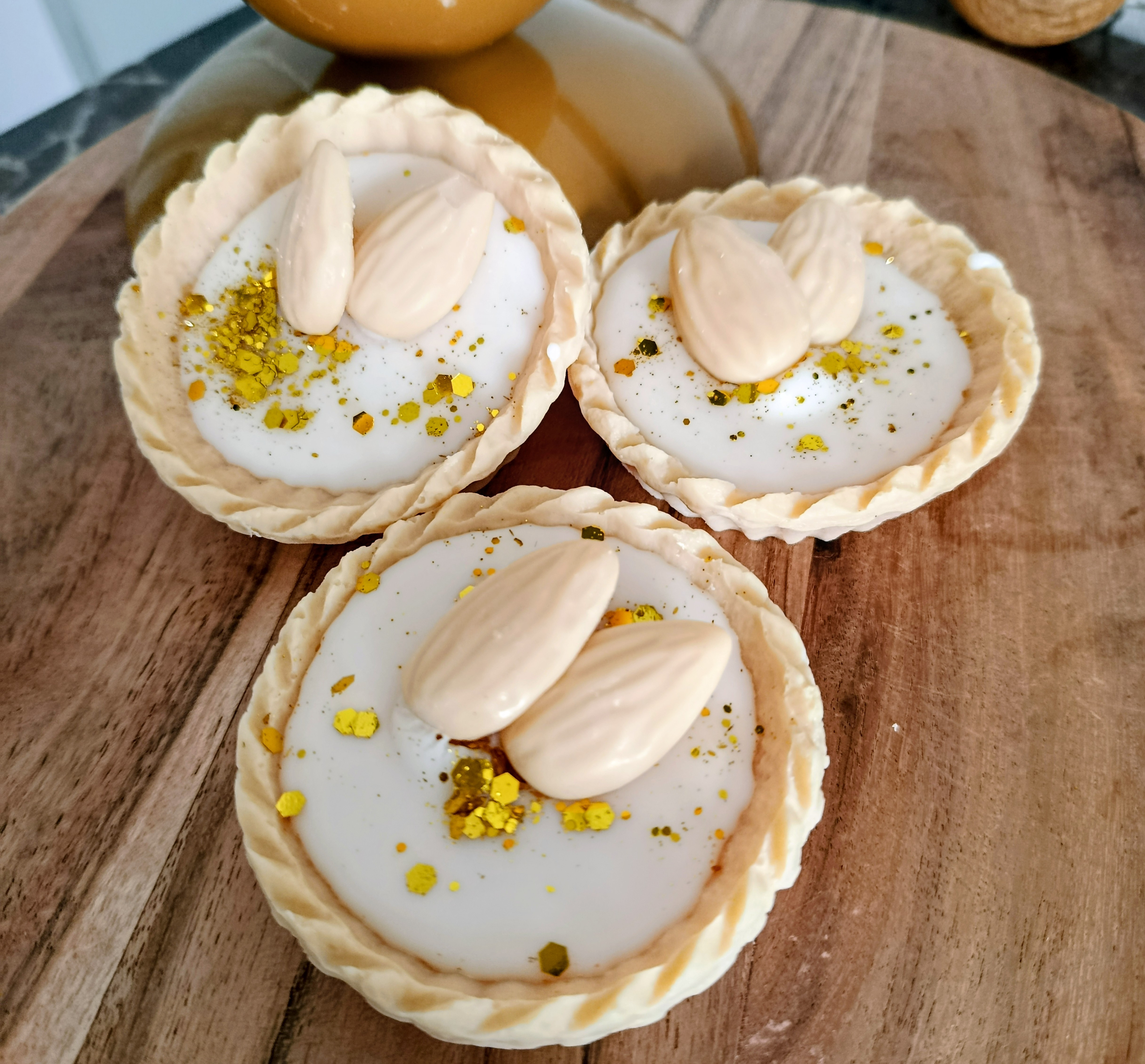Fondant tartelette( nougat blanc )