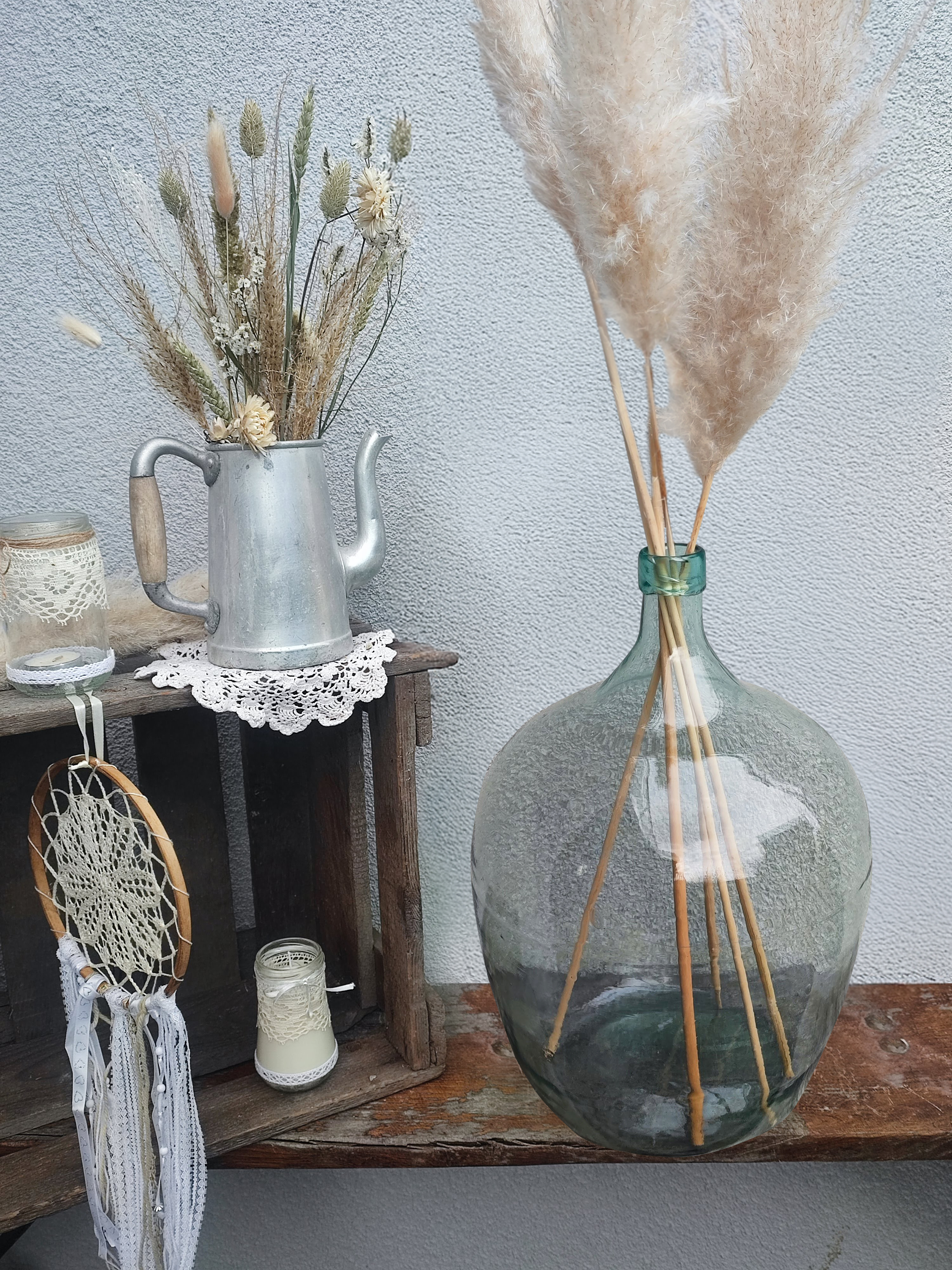 Grande Dame-Jeanne classique vert d’eau