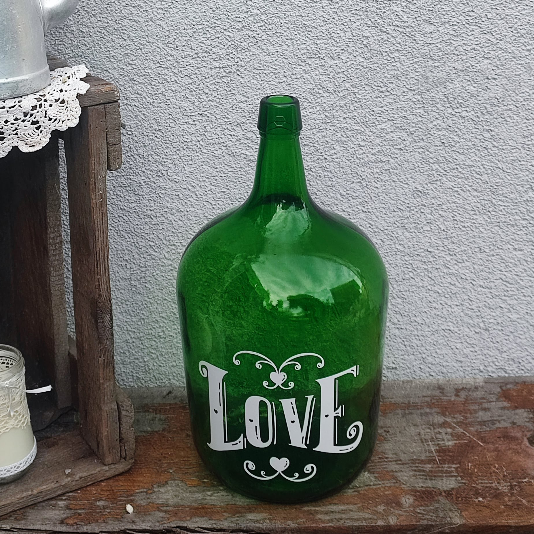 Moyenne dame-Jeanne “LOVE”