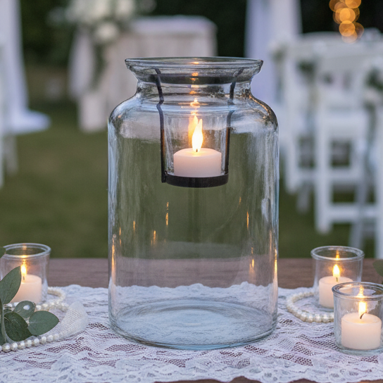 Petite lanterne en verre