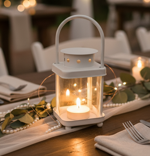 Mini lanterne blanche