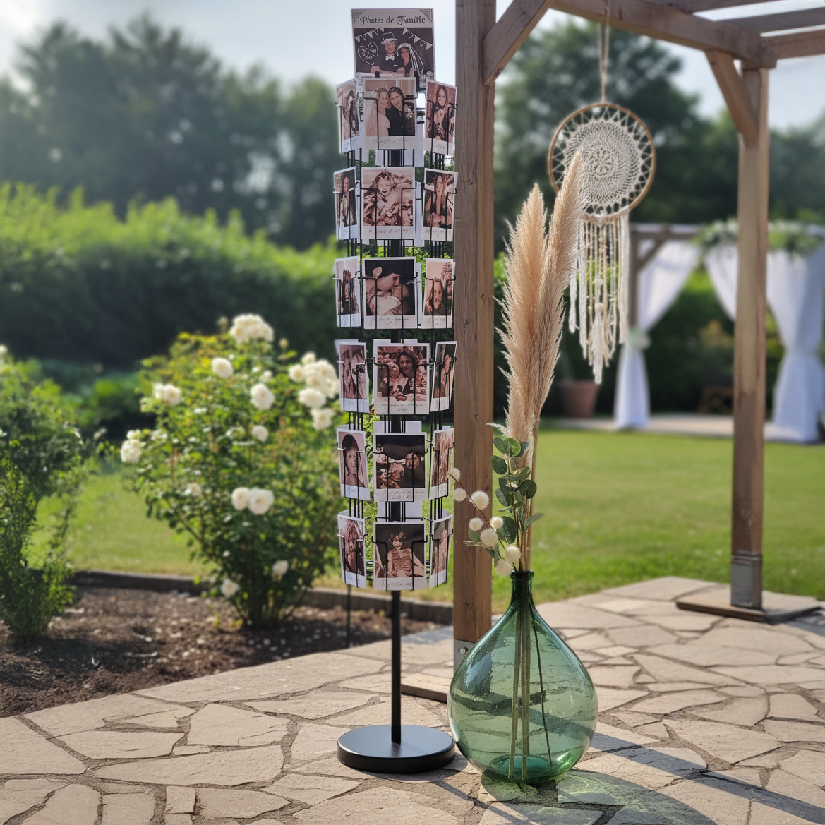 Présentoir photos métal